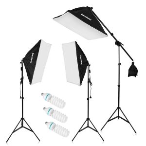 Excelvan Pro Kit Éclairage LED Photo Studio