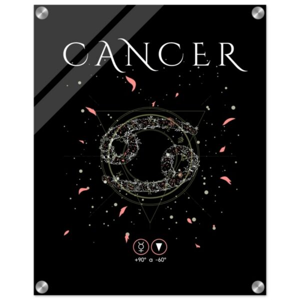 Cancer Signe du Zodiaque - Tableau plexiglas