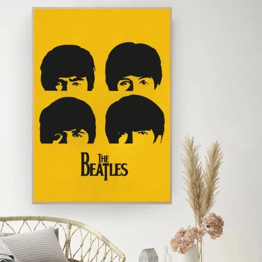 Poster Beatles – Affiche toile coton