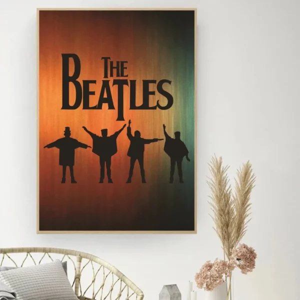 Poster Beatles – Affiche toile coton